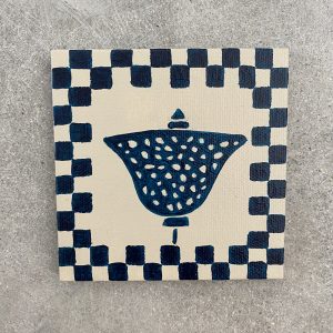 Aqua V - Original Art Mini